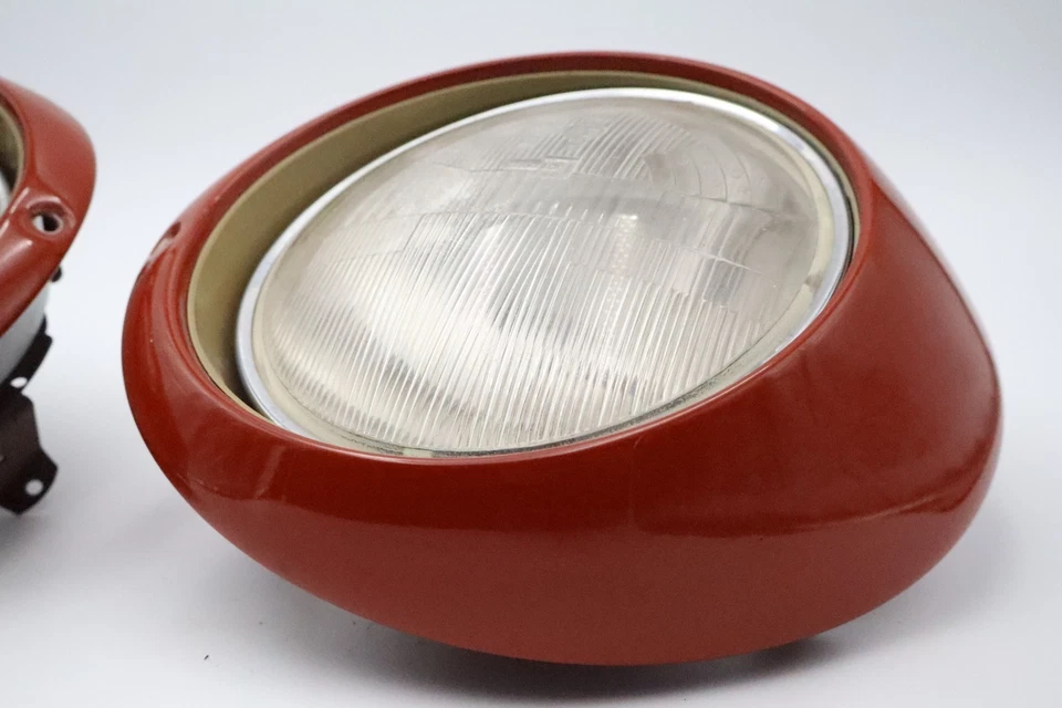 1981 Porsche 911 Hella SB3 SB-AT12 Headlights Pair 1V6 001 491-03 w/ Buckets - Image 4 of 4