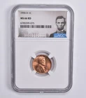 MS66 RD 1955-D Lincoln Wheat Cent NGC Special Lbl *9539