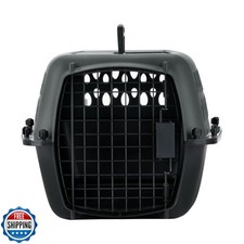 Petmate Pet Porter Dog Kennel 23", Dark Gray and Black, for Pets