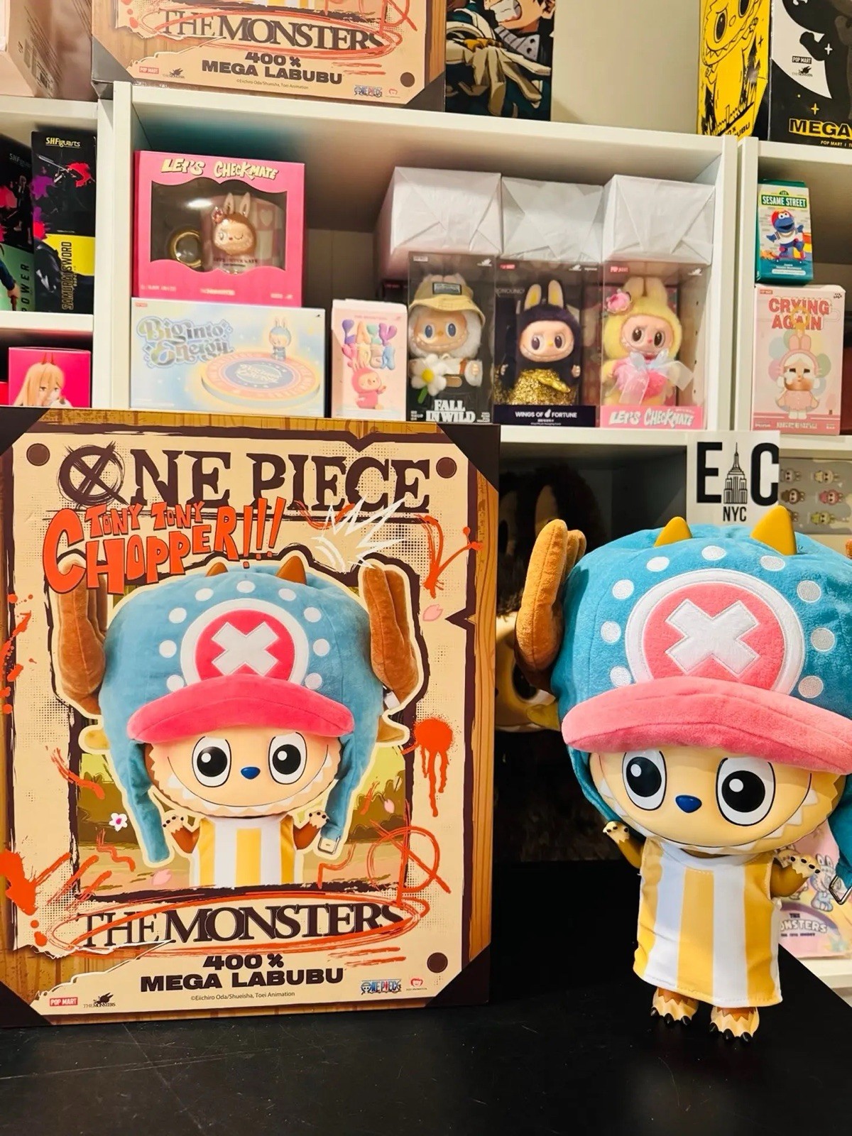 Mega Labubu 400% Tony Chopper One PopMart