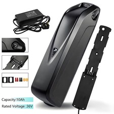 36V 10AH Electric Bicycle Ebike Battery Pack Downtue for 500W 750w 350w Motor