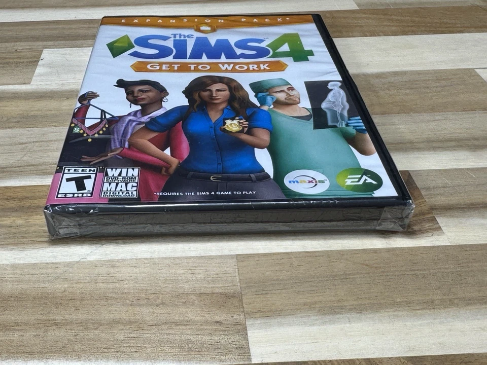 ✅The Sims 4 Get To Work PC Game ✅BRAND NEW ✅Unopened and Sealed - Image 3 of 4