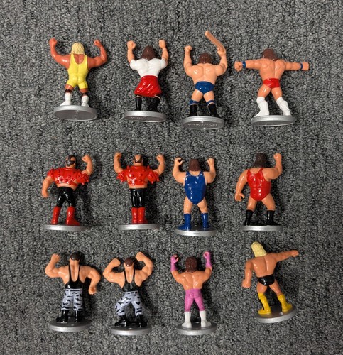 WWF WWE Hasbro mini action figure complete 1991 disastri naturali, LOD Doom, et - Foto 2 di 3