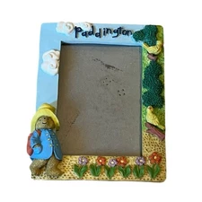 Vintage Paddington Bear 3D Picture Frame 1995 3.5 X 5” Photo Birds Flowers