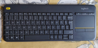 Logitech Wireless Touch Keyboard K400 Plus, schwarz