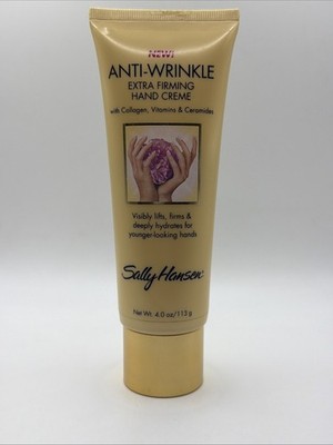 Sally Hansen Anti Wrinkle Extra Firming Hand Creme with Collagen, Vitamins 4 oz
