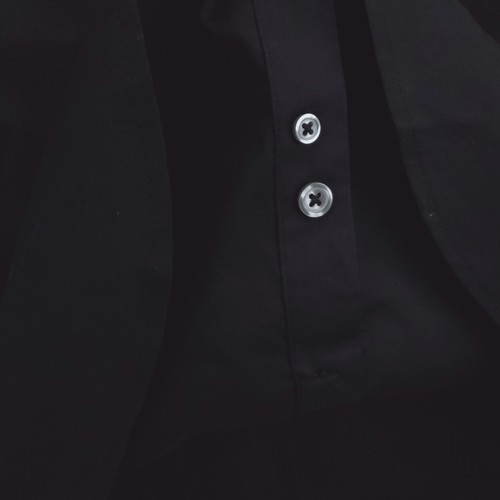 NEW OTB One Tough Brand Shirt Mens XL Black Fitted Long Sleeve Button Down - Picture 10 of 13