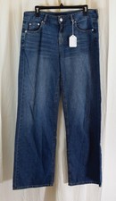 AEROPOSTALE Women's Baggy Wide-Leg Jean Blue Size 8  32/32