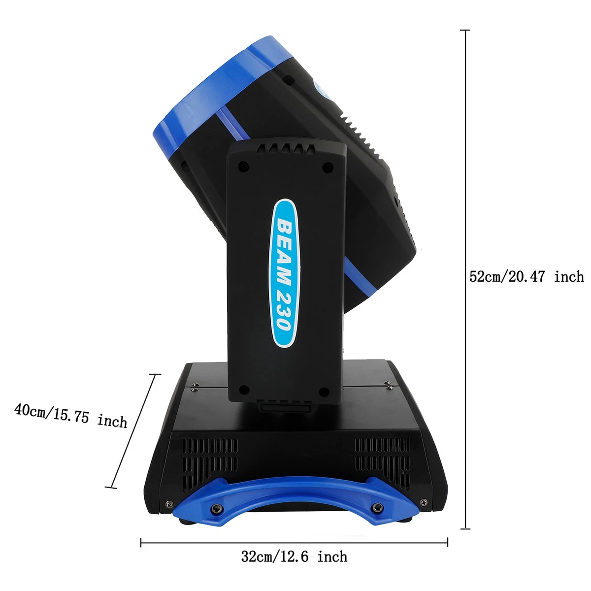 230W 7R Zoom Cabezal Móvil Luz Aguda 8 Prismas Estroboscópico DMX 16Ch Fiesta Azul A7
