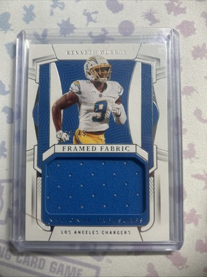 2022 National Treasures Kenneth Murray Framed Fabric /49 Game used! 