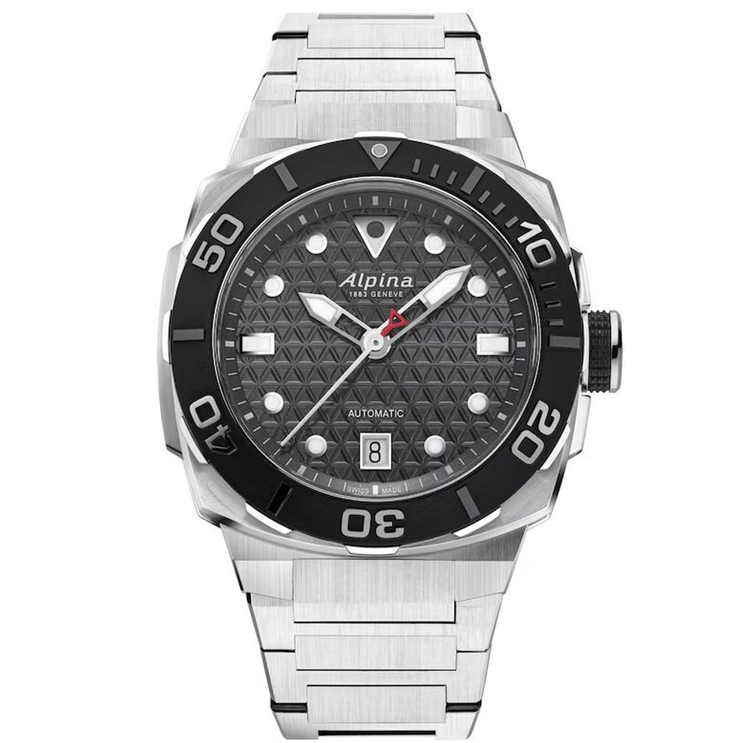 Alpina AL-525G3VE6B Men's Alpiner Extreme Black Dial Automatic Watch