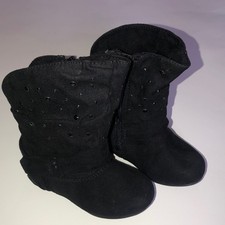 CANYON river blues black dress boots. 6 toddler
