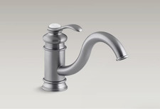 Kohler 12175-G, Stainless steel, silver kitchen faucet.