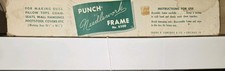 Punch Needlework Frame 6500 Vintage Wood 16.5" X16.5"