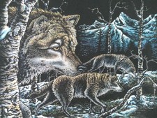 Vintage Wolf Las Vegas T-shirt Gardner Stand Out Designs XL 1995 Made In USA