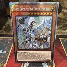 YuGiOh Master Peace, The True Dracoslaying King RA04-EN283 Platinum Secret Rare