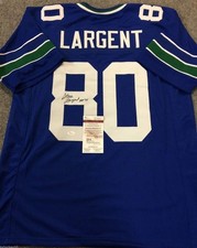 Steve Largent Cards, Rookie Card, Autographed Memorabilia Guide 35