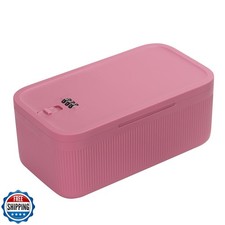 Huolacove Small Medication Lock Box with Combination Code, Lockable Storage B