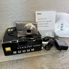 Nikon COOLPIX S6100 16.0MP Digital Camera - Silver for sale Nikon COOLPIX S6100 16.0MP Digital Camera - Silver for sale