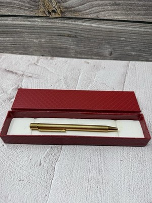 Cartier Must de Cartier Twist Ballpoint Pen Gold Finish Luxury Limited