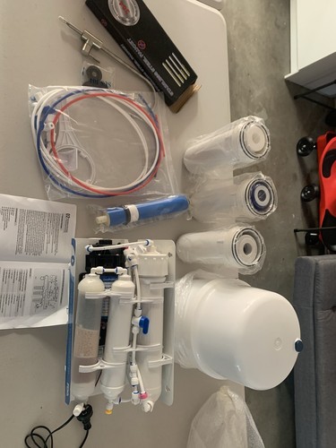 6 Stage Reverse Osmosis Water Filter RO System With Minerals Shell/pump - Picture 2 of 7