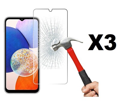 3 Pack Tempered Glass Protector, Anti Scratch, for Samsung Galaxy A33 5G