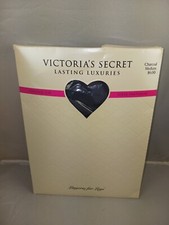 Victoria Secret Lasting Luxuries Control Top Sheer Pantyhose Charcoal Sz Medium