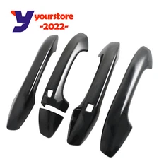 Gloss Black Door Handle Catch Cover for 2021-2023 Kia K5 GT GT-Line LXS LX EX