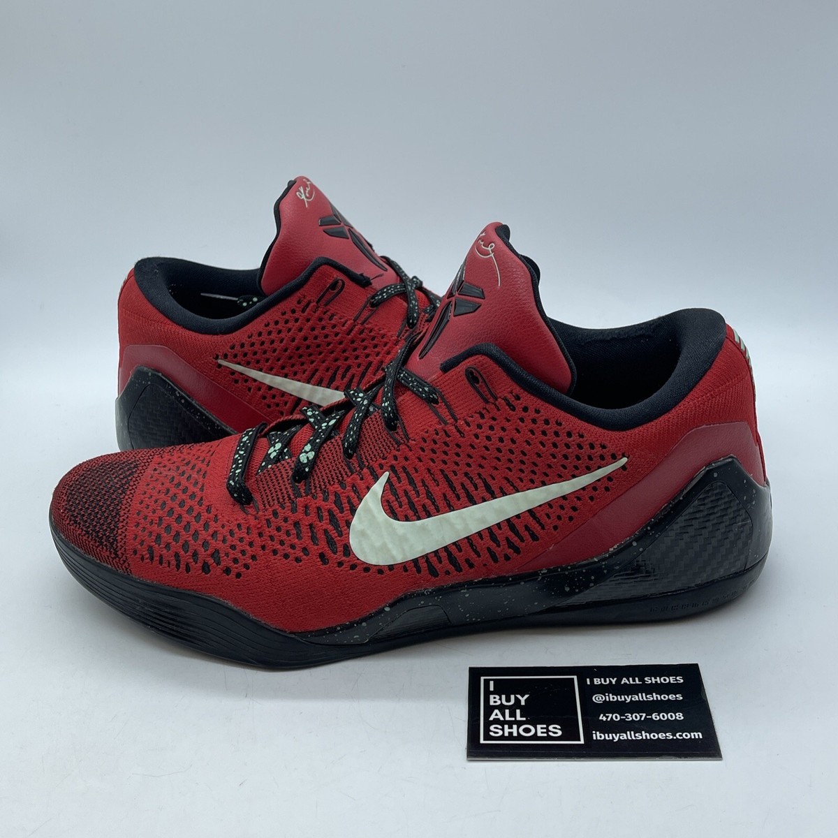 シューズ(男性用) Nike Kobe 9 Elite Low Red University Nike Kobe 9 Elite Low Protro University Red / White - Sep