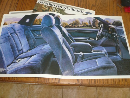 Ford Thunderbird 1987 folleto de ventas - vintage - tres por un precio - Imagen 4 de 11