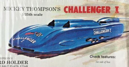 REVELL 1/25 MICKEY THOMPSON'S CHALLENGER I SPEED RECORD HOLDER MODEL H 1281 F/S - Picture 2 of 10