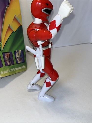 Jason Red Ranger Mighty Morphin Power Rangers 1993 Bandai in Crushed Box - Picture 6 of 16