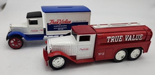 ERTL Bank 1930 Diamond "T" Tanker Truck  1931 Hawkeye Delivery Truck True Value