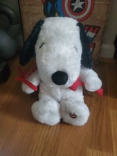 Hallmark SNOOPY CUPID 10" Animated Laughing Valentine Plush Stuffed Toy