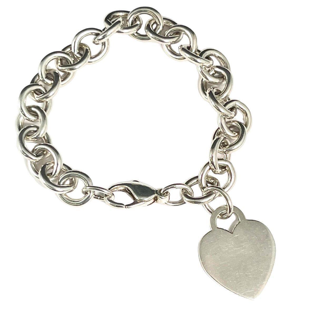 Tiffany & CO. Return to Sterling Silver Heart Tag Bracelet Tiffany & CO. Return to Sterling Silver Heart Tag Bracelet