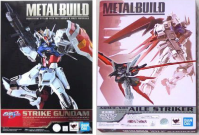 Bandai Metal Build Strike Gundam & AQM/E-X01 AILE Striker Japan