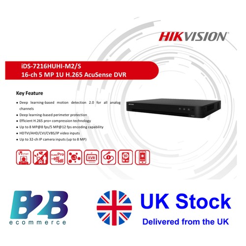 Hikvision 7200 Series iDS-7216HUHI-M2/S 16-Kanal 8MP 1HE H.265 AcuSense HD 4K DVR - Bild 3 von 7