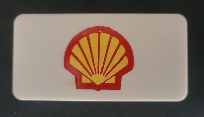 Vintage Shell Gas Company Logo Refrigerator Fridge Magnet Magnet Sales & Mfg Co.