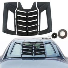 New Style For 11-23 Dodge Charger Rear Window Louver Sun Shade Vent Glossy Black