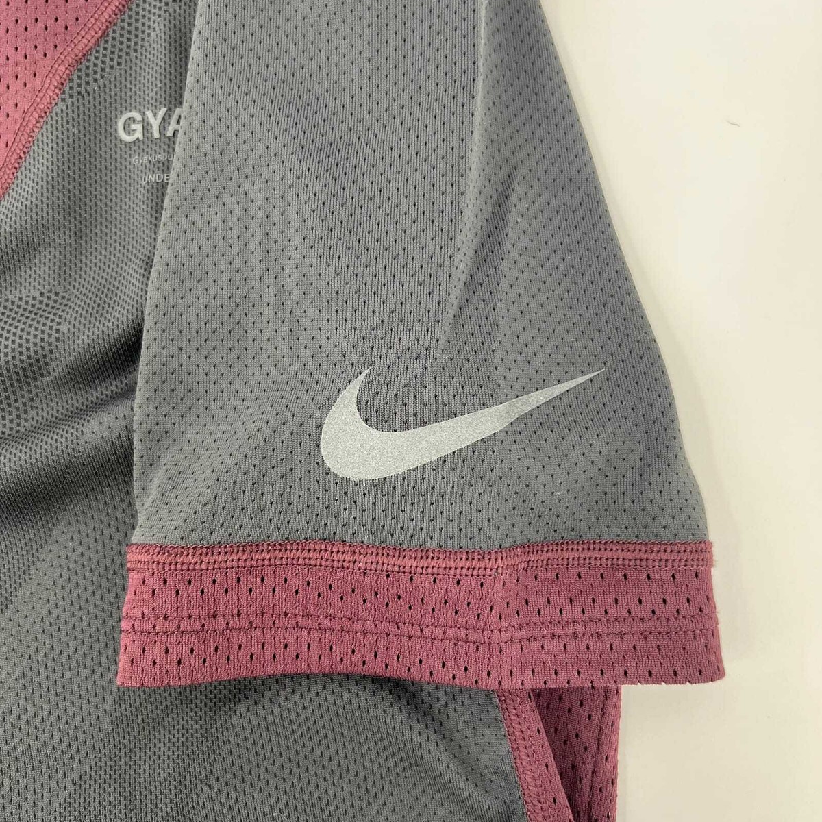 Nike Gray Maroon Gyakusou Undercover Lab Athletic Tee | Size XS | eBay