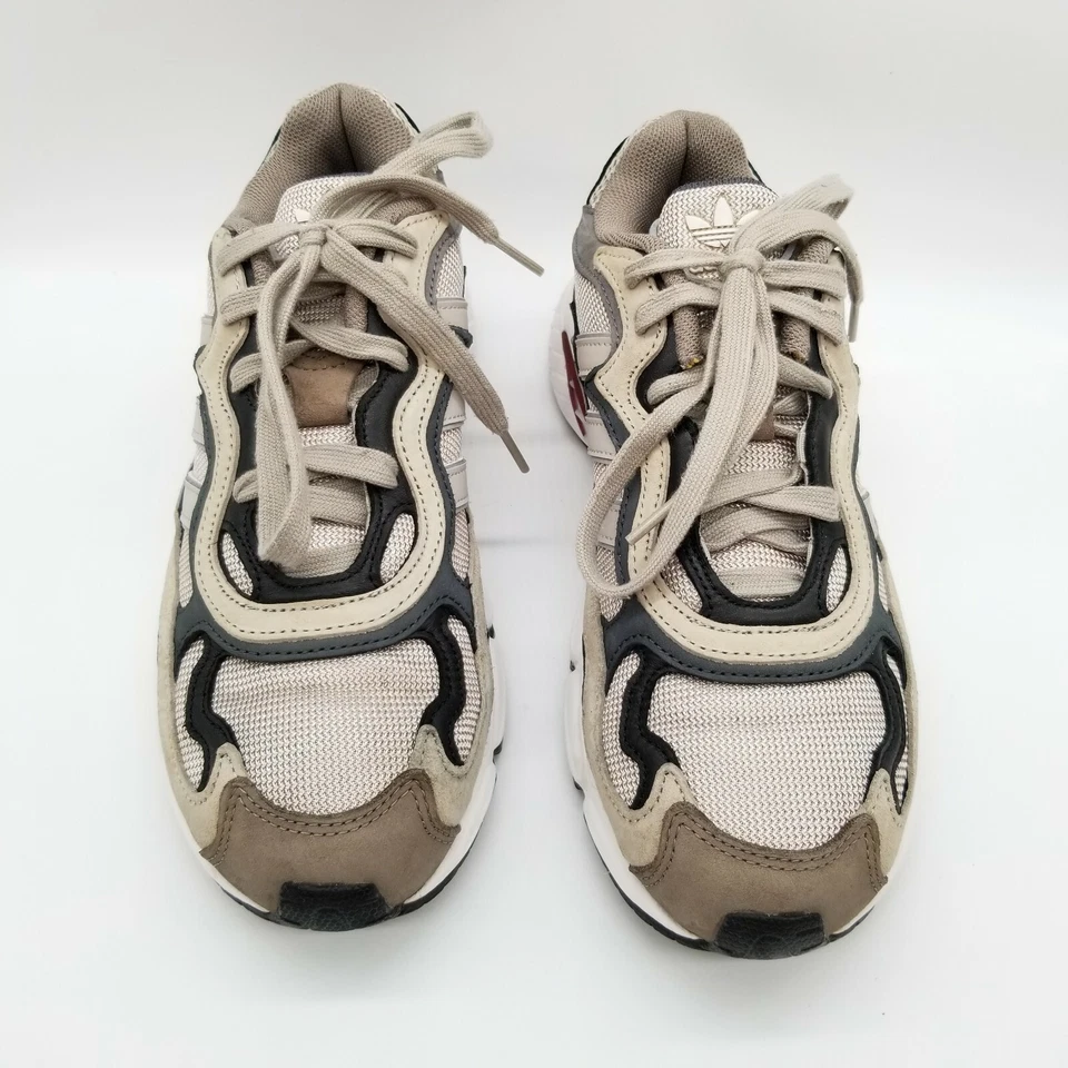 Tênis Adidas Masculino Originals Temper Run Marrom Cinza Preto G27920 EUA 7 - Imagem 2 de 4