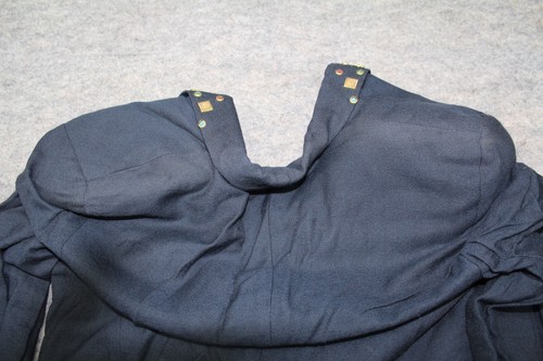 DB Waldo Blazer Size 8 (Small) Black 80s Vintage Button Up Jewels Shoulder Pads - Picture 10 of 10