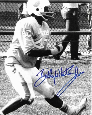 BILLY WHITE SHOES JOHNSON Autographed Signed 8