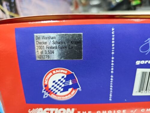 1/24 Action Funny Car of Del Worsham Firebird 2001 Checker BEAUTIFUL NICE CAR 🚗 - Picture 5 of 24