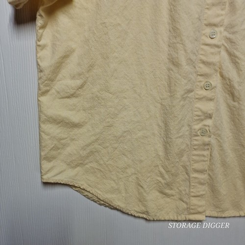 Casey & Max Shirt Women's XL Yellow Floral Embroidery Short Sleeve Button-Up - Picture 3 of 15