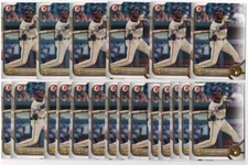 x20 Jackson Chourio 2022 Bowman Draft #115 Rookie Card RC lot/set Brewers Invest