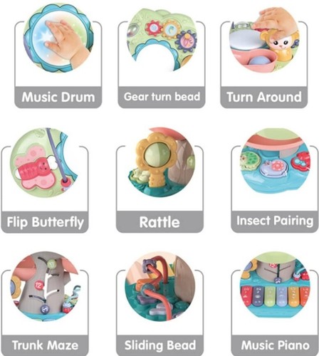 Baby Kids Toddler 9 IN 1 Toy MUSICAL LIGHT UP WISDOM TREE Entertainment - NEW - Picture 13 of 22