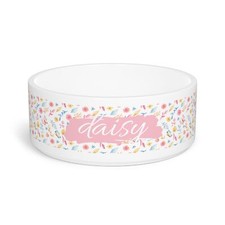 Custom Pet Bowl, Personalized Dog Food Dish, Ceramic Cat Bowl, Unique Pet Water