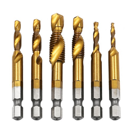 Hex Shank Taps & Dies Spiral Point Thread Tap Hand Tools Drill Bits HSS