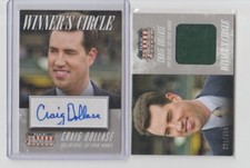 Americana Autograph Material Trading Card Winner Circle Lot Craig Dollas 321/499